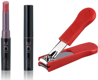 

Oriflame Sweden The ONE Colour Unlimited Lipstick 1.7g (Always Cranberry - 30572) With Nail Cutter(Set of 2)