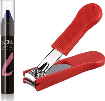 

Oriflame Sweden THE ONE Express Lip Crayon 2.8g (Indigo Dare - 33193) With Nail Cutter(Set of 2)