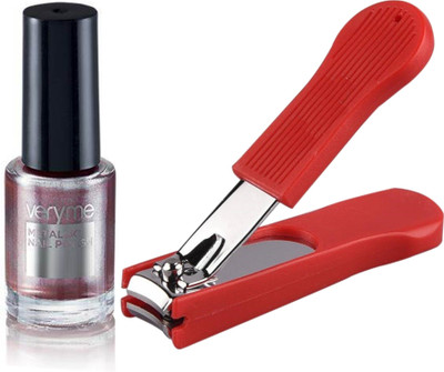 

Oriflame Sweden Very Me Metallic Nail Polish Pink Pearl (30829) With Nail Cutter(Set of 2)