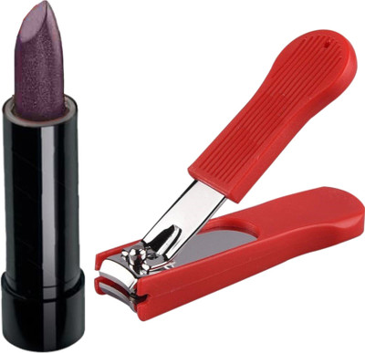 

Oriflame Sweden Pure Color on the go Lipstick 2.5g (Black Cherry-23553) With Nail Cutter(Set of 2)