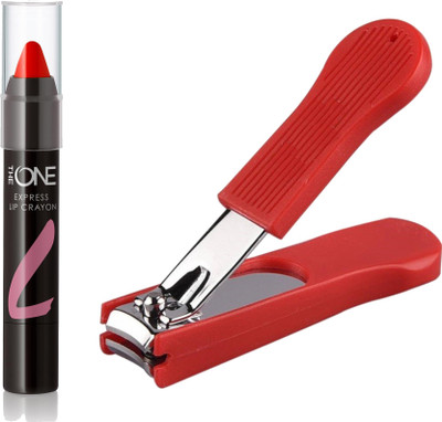 

Oriflame Sweden THE ONE Express Lip Crayon 2.8g (Orange Crush - 33188) With Nail Cutter(Set of 2)