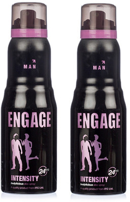 

Engage Intensity Deodorant Spray Pack of 2 (150ml each) Deodorant Spray - For Men(300 ml, Pack of 2)