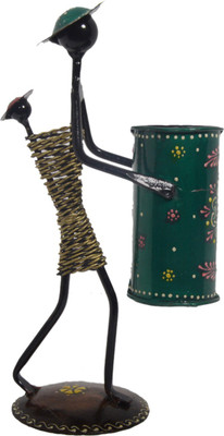 

Desert Overseas 1 Compartments Iron Pen Stand(Multicolor)