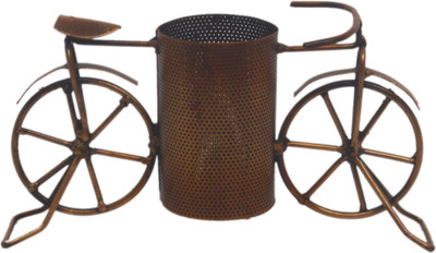 

Desert Overseas 1 Compartments Iron Pen Stand(Brown)