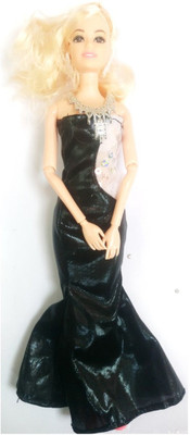 P17 collection Fashionable barbie foldable doll(Multicolor)