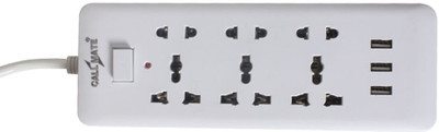 Callmate Socket With 3 USB 8 A Three Pin Socket
