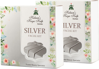 

Kulsum's Kaya Kalp Combo of Silver Facial Kit 65 g(Set of 4)