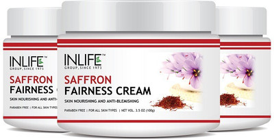 

Inlife Â Natural Saffron Fairness Cream (3-Pack)(300 g)