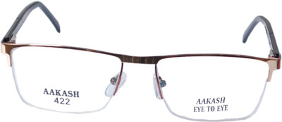 

Aakash Eye to Eye Half Rim Rectangle Frame(54 mm