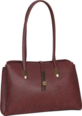 

Bagkok Hand-held Bag(Maroon)