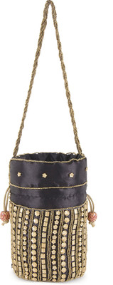

Funkia Pouch Potli(Black)