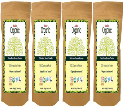 

Radico ORGANIC COLORLESS HENNA - 100% ORGANIC POWDER ( 4 IN 1 )(400 g)