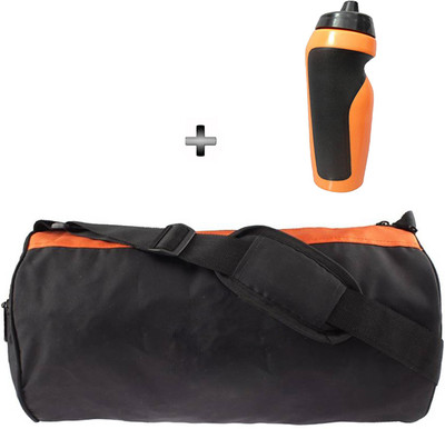 

5 O' Clock Sports Orange Gym Bag and Pichku style shipper Bottle Combo Pack for Men |Women A must Have Gym Bag Combo Kit for Boy's Girl's Fitness by 5 O’clock Sports Gym & Fitness Kit