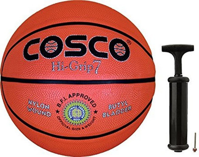 

Cosco Hi-Grip Basketball with Hand Pump- Size 5 Basketball Kit