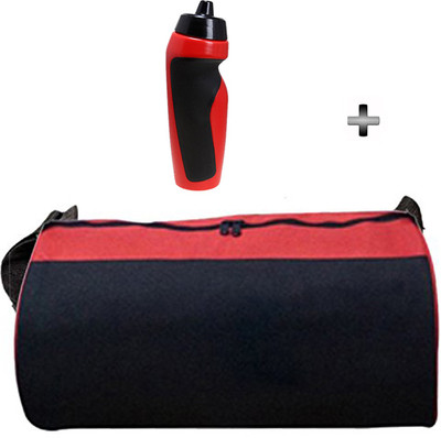 

5 O' Clock Sports Red Gym Bag and Pichku style shipper Bottle Combo Pack for Men |Women A must Have Gym Bag Combo Kit for Boy's Girl's Fitness by 5 O’clock Sports Gym & Fitness Kit