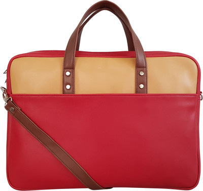 

Toteteca Bag Works 15.6 inch Laptop Messenger Bag(Red)
