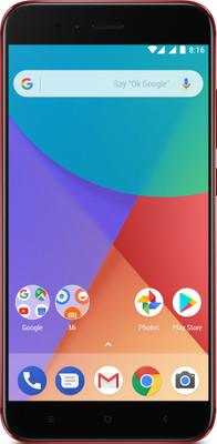 4GB|3080mAh  Mi A1 (Red, 64 GB) 