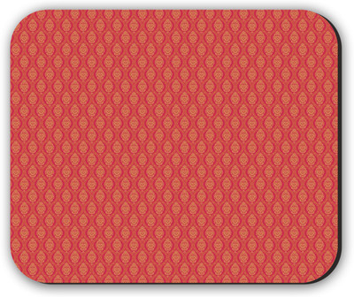 

Fantaboy Ethnic Red Pattern Printed Mousepad(Red)