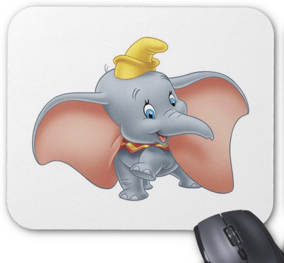 

Fantaboy Baby Dumbo Walking Printed Mouse Pad Mousepad(Multicolor)