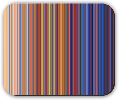 

Fantaboy Gradient Strip Printed Mousepad(Multicolor)