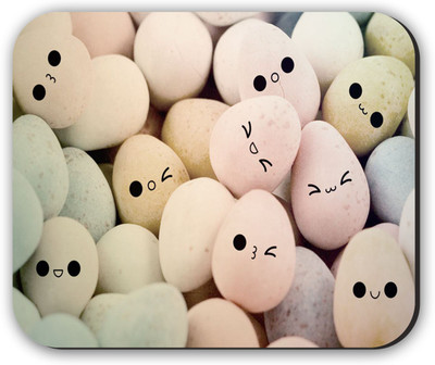 

Fantaboy Cute Egg Printed Mouse Pad Mousepad(Multicolor)