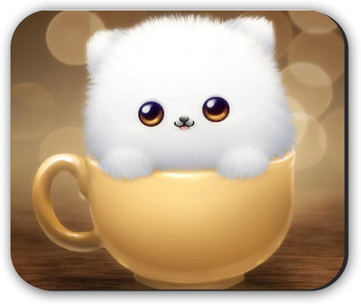 

Fantaboy Little Cat Printed Mousepad(Multicolor)