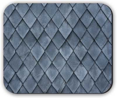 

Fantaboy Checks Pattern Printed Mouse Pad Mousepad(Grey)
