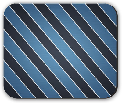 

Fantaboy Diagonal Strip Printed Mouse Pad Mousepad(Multicolor)