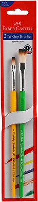 

Faber-Castell Flat Paint Brush(Yellow, Green)