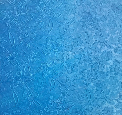 

INDOGIFTS Pack of 10 Blue Embossed Metallic Paper - Pearl Finish Handmade Paper Sheets in Size 22 X 30 inches ,280 GSM UNRULED 22 X 30 Project Paper(Set of 10, Blue)