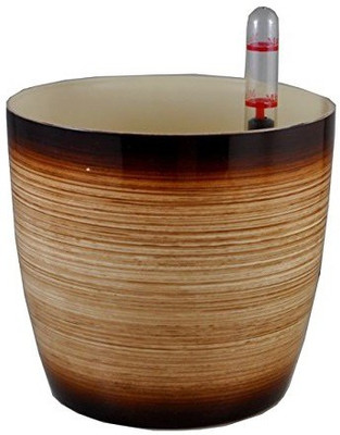 

Minerva Naturals Self Watering Planter 5.5'' Ceramic finish (Pack Of 2) 14 cm X 12 cm Plant Container Set(Pack of 2, Plastic)