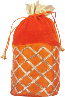 

Angelfish AELKMB0812A Potli(Orange)