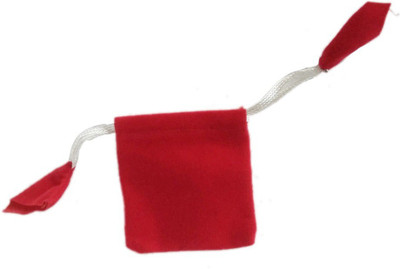 

Shreeji Decoration Square Ethnic Handmade Silk Potli Batwa Pouch Bag Gift For Women[6 pcs] Potli(Red)