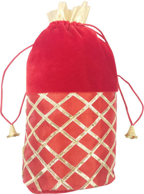 

Angelfish AELKMB0812B Potli(Red)