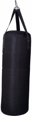 

PEANA ONLINE SERIES : 7.0 FEET LONG , UNFILLED , BLACK COLOR , SRF STANDARD MATERIAL WITH HANGING STRAPS Hanging Bag(7.0, 84 kg)