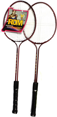 

rdm sky shot Red Strung Badminton Racquet(G3 - 3.5 Inches, 98 g)