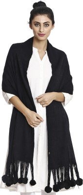 Asar Creations Solid Wool Blend Women Stole