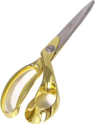 

Angel Indian Art AngelIndianArt Golden Sharp Left Handed & Right Handed Premium Stainless Steel Cloth Scissor For Tailoring Scissors(Set of 1, Golden)