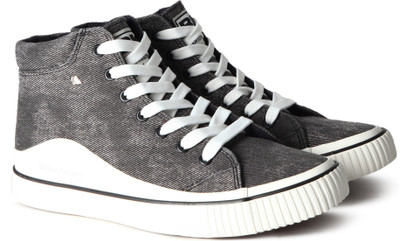 

British Knights GOLF Mid Ankle Sneaker For Men(Black, White