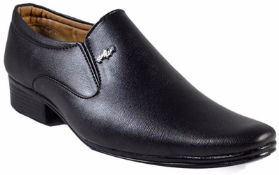 

MarcoUno BLACK FORMAL SHOES Slip On For Men(Black