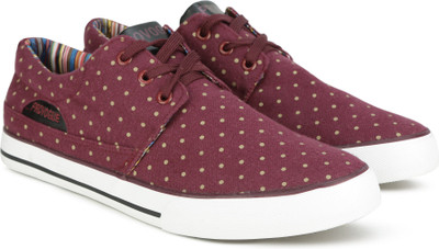 

Provogue ADAM Canvas Shoes For Men(Maroon