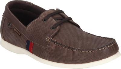 

Red Tape Men Leather Boat Shoes For Men(Brown, M.brown