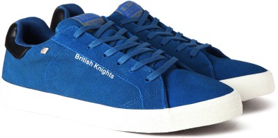 

British Knights TOUCAN Mid Ankle Sneaker For Men(Blue, Blue/black