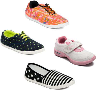 

Asian Women shoes pack of  Casuals For Women(Multicolor