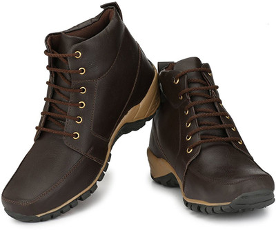 

FOOTIND HIKER-X CASUAL EDITIONS Boots For Men(Black, Brown