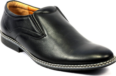 

icebull leather JEF055 Slip On For Men(Black