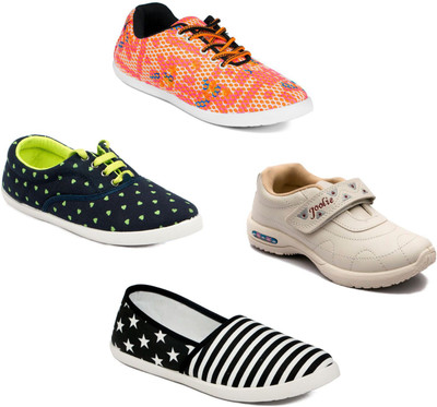 

Asian Women shoes pack of  Casuals For Women(Multicolor