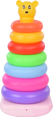 

Aarushi Colorful Rainbow Stacking Rings Toys for Kids(Multicolor)