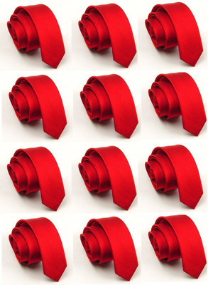 Seerat Solid Tie(Pack of 12)