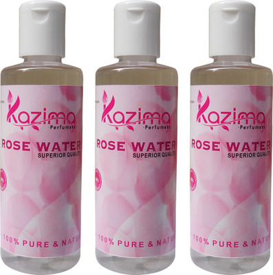 

KAZIMA ROSE Water (Gulab Jal) For Skin (3 Pcs of 100ML) - Pure Natural & Undiluted(100 ml)